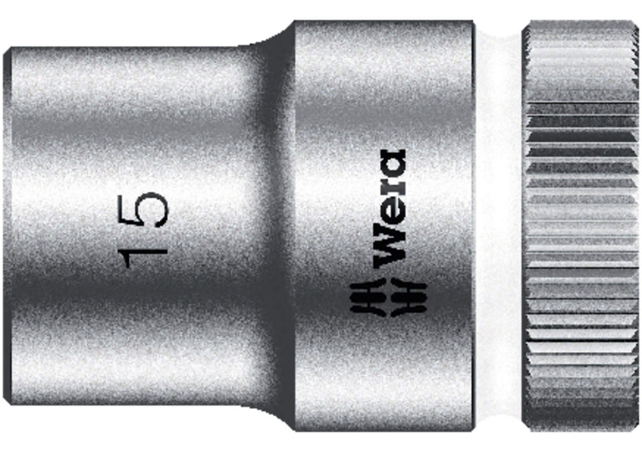 Stecknuss Zyklop 8790 HMC, SW 15 x 37 mm, Sechskant mit 1/2 Zoll Antrieb Wera