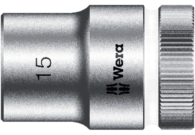 Stecknuss Zyklop 8790 HMC, SW 15 x 37 mm, Sechskant mit 1/2 Zoll Antrieb Wera