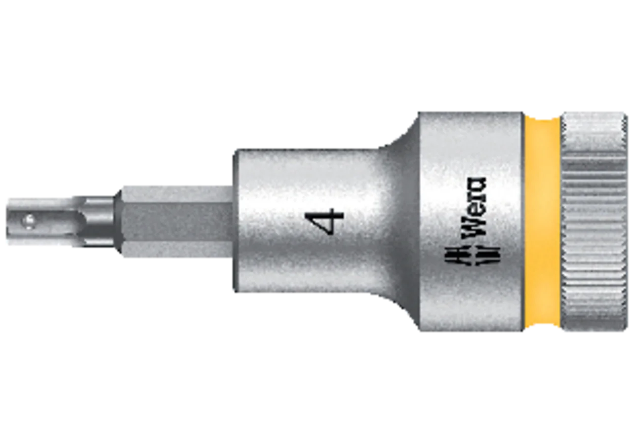 Schraubendreheinsatz 8740C, SW 4 x 60 mm, Innsensechskant mit Haltefunktion und 1/2 Zoll Antrieb Wera