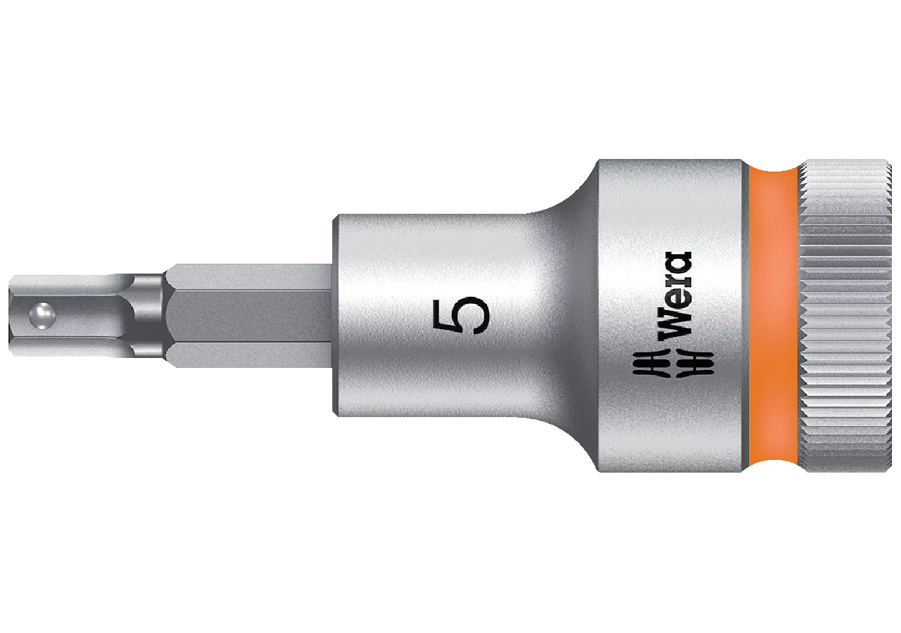 Schraubendreheinsatz 8740C, SW 5 x 60 mm, Innsensechskant mit Haltefunktion und 1/2 Zoll Antrieb Wera