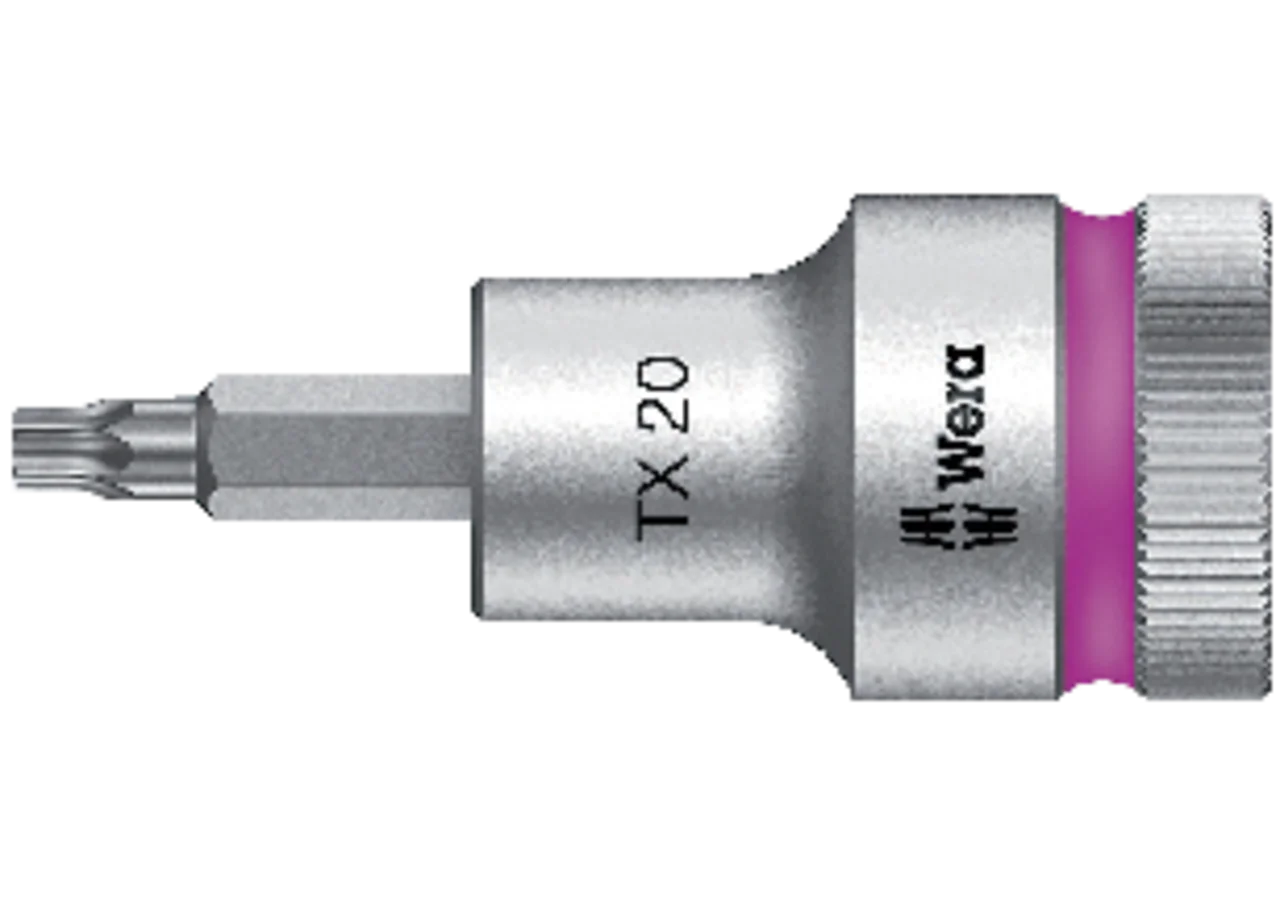 Schraubendreheinsatz 8767C, TX20 x 60 mm, Tx-Profil mit Haltefunktion und 1/2 Zoll Antrieb Wera