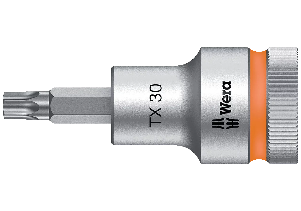 Schraubendreheinsatz 8767C, TX30 x 60 mm, Tx-Profil mit Haltefunktion und 1/2 Zoll Antrieb Wera