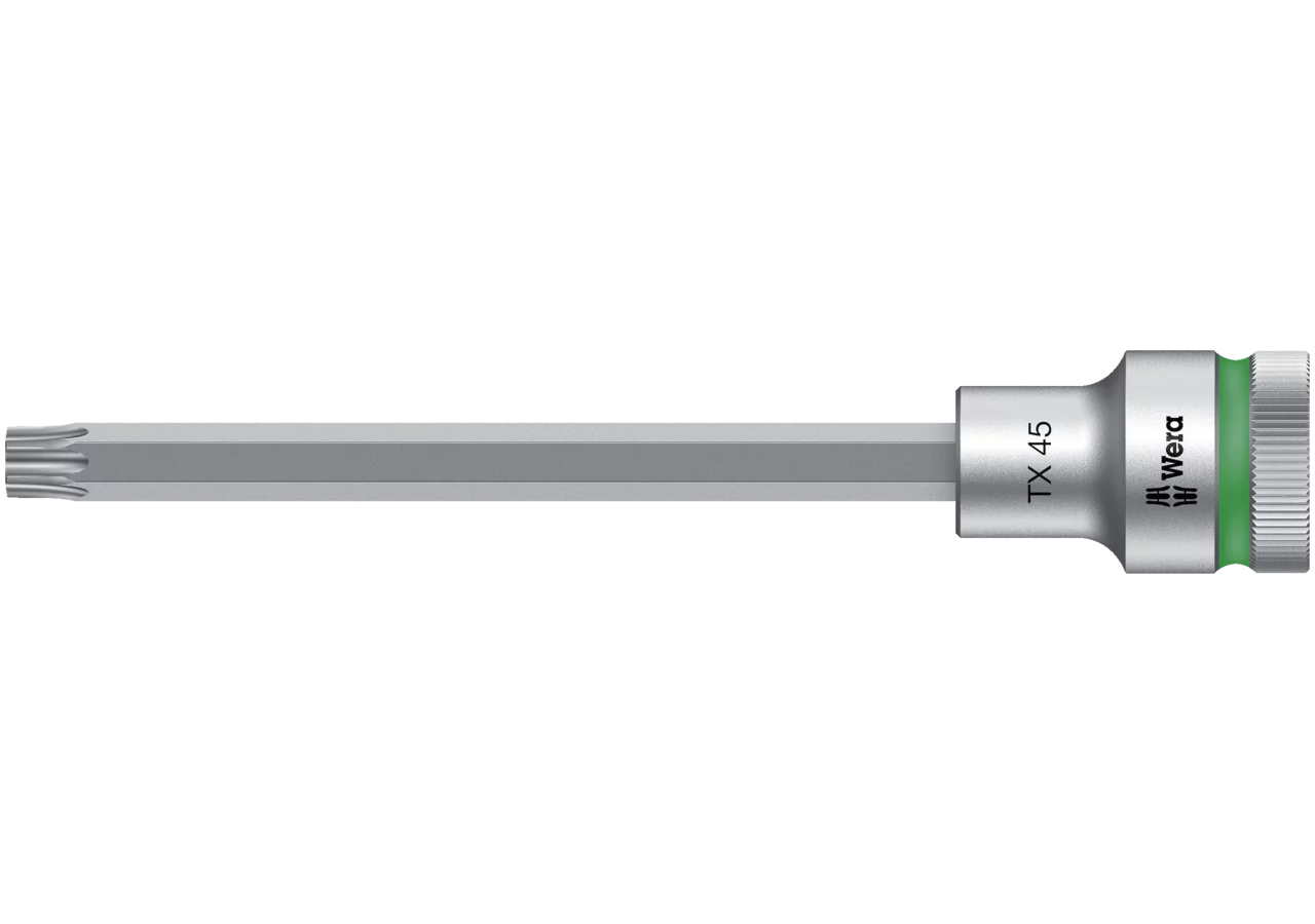 Schraubendreheinsatz 8767C, TX45 x 140 mm, Tx-Profil mit Haltefunktion und 1/2 Zoll Antrieb Wera