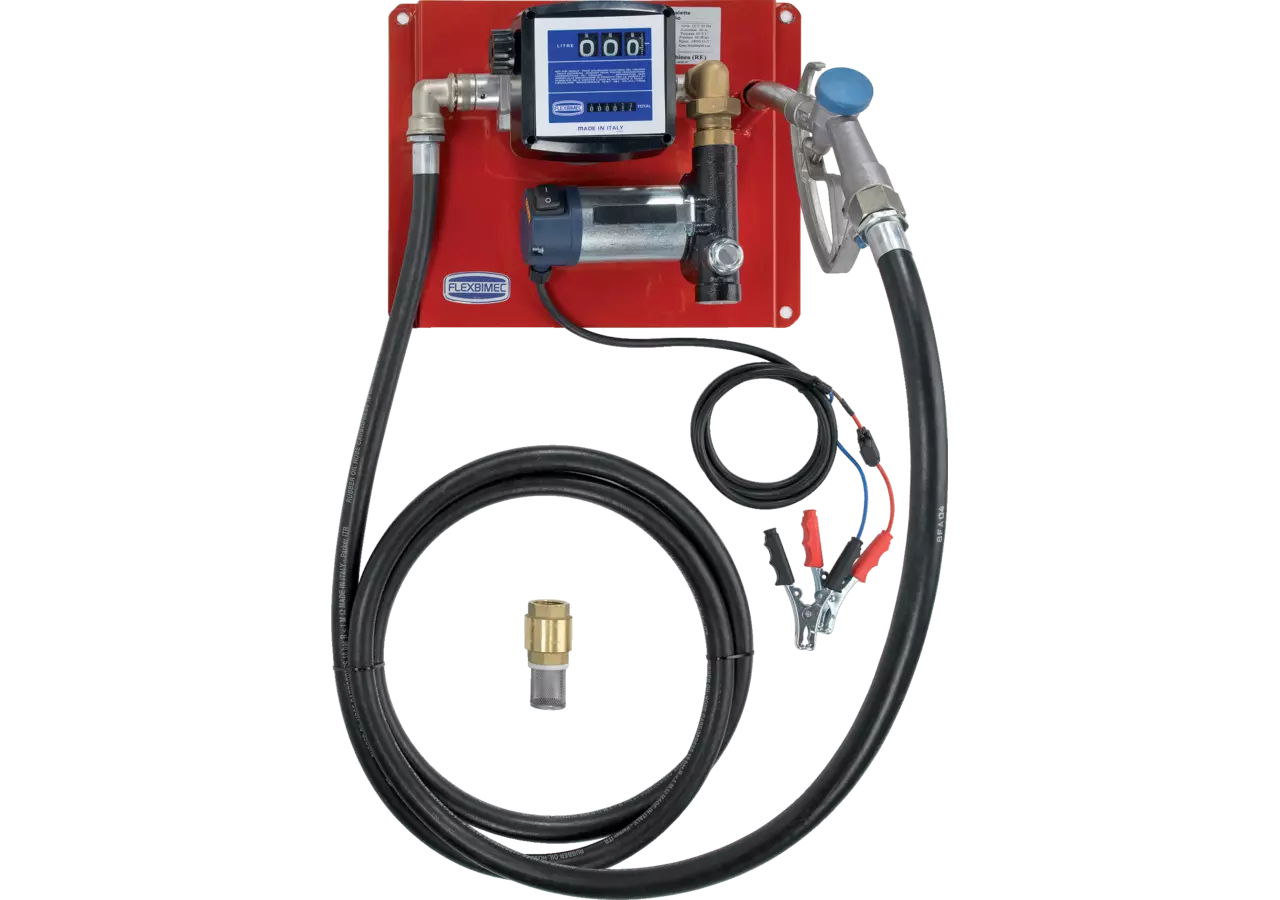 Dieselförderset für Wandmontage, 12 V - 220 W, 43 l/min – passend für Wandmontage, 12 V - 220 W, 43 l/min Flexbimec