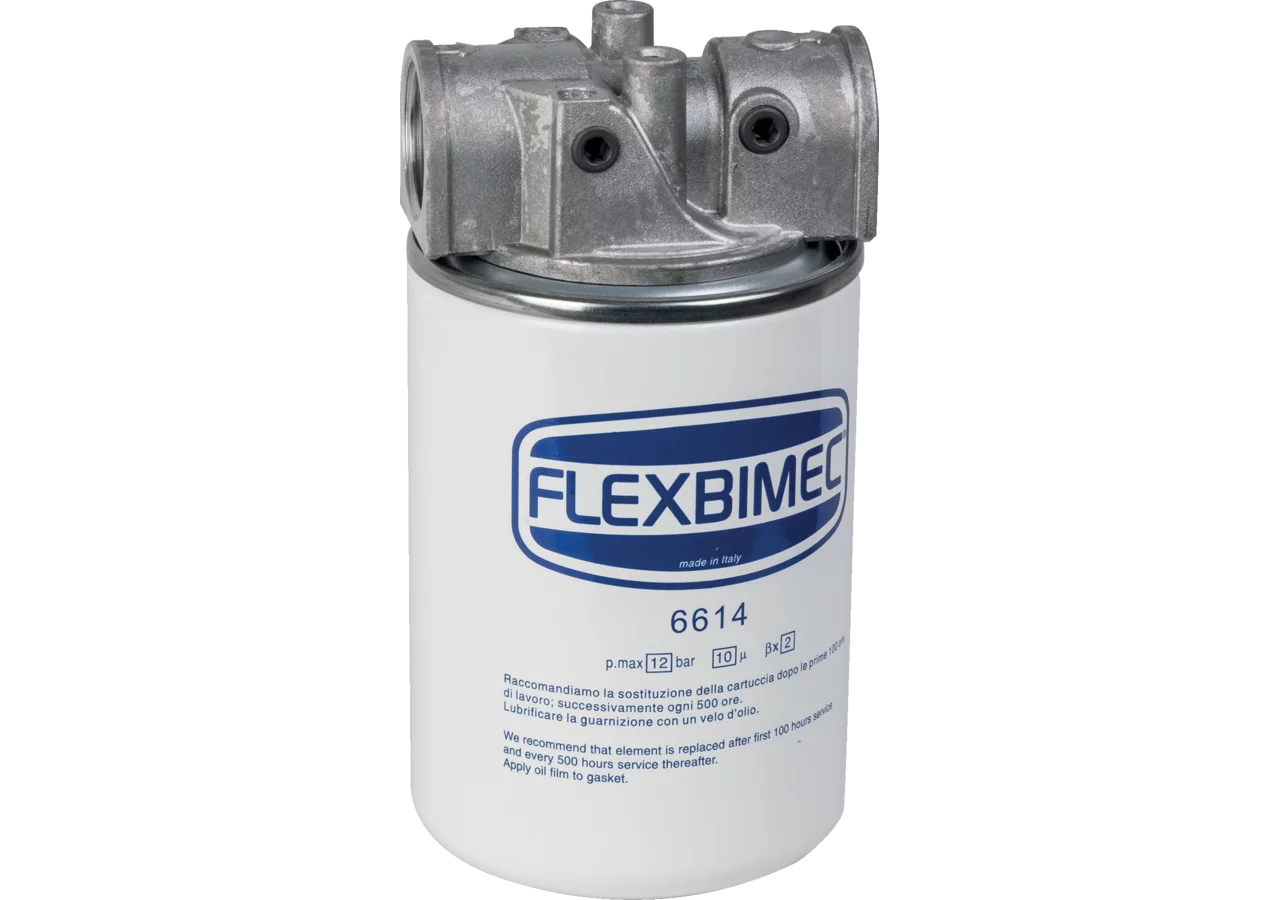 Durchlauffilter für Diesel und Benzin, 10 µm - 60 l/min – passend für Diesel und Benzin, 10 µm - 60 l/min Flexbimec