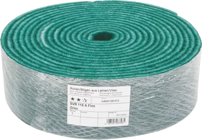 Schleifvlies Grün, A fein, 115 mm x 10 m SVR 115, Rolle Lukas