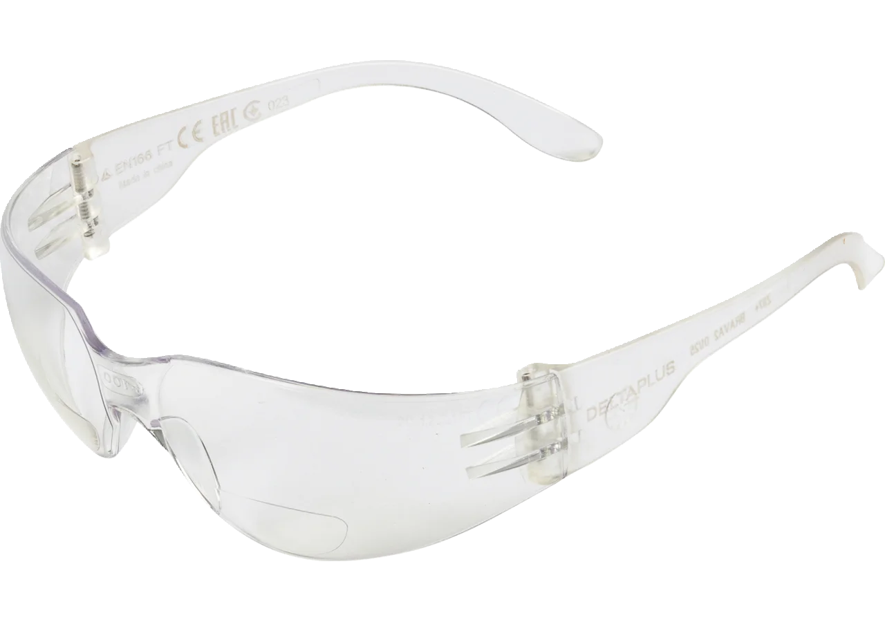 Sicherheitsbrille BRAVA2 CLEAR mit Lesehilfe, +1.0 Dioptrien Deltaplus