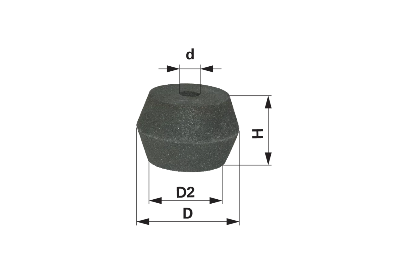 Mähmesserkonus AD 85 x ID 16 x H 80 mm – passend für ESM 1K321 Tyrolit