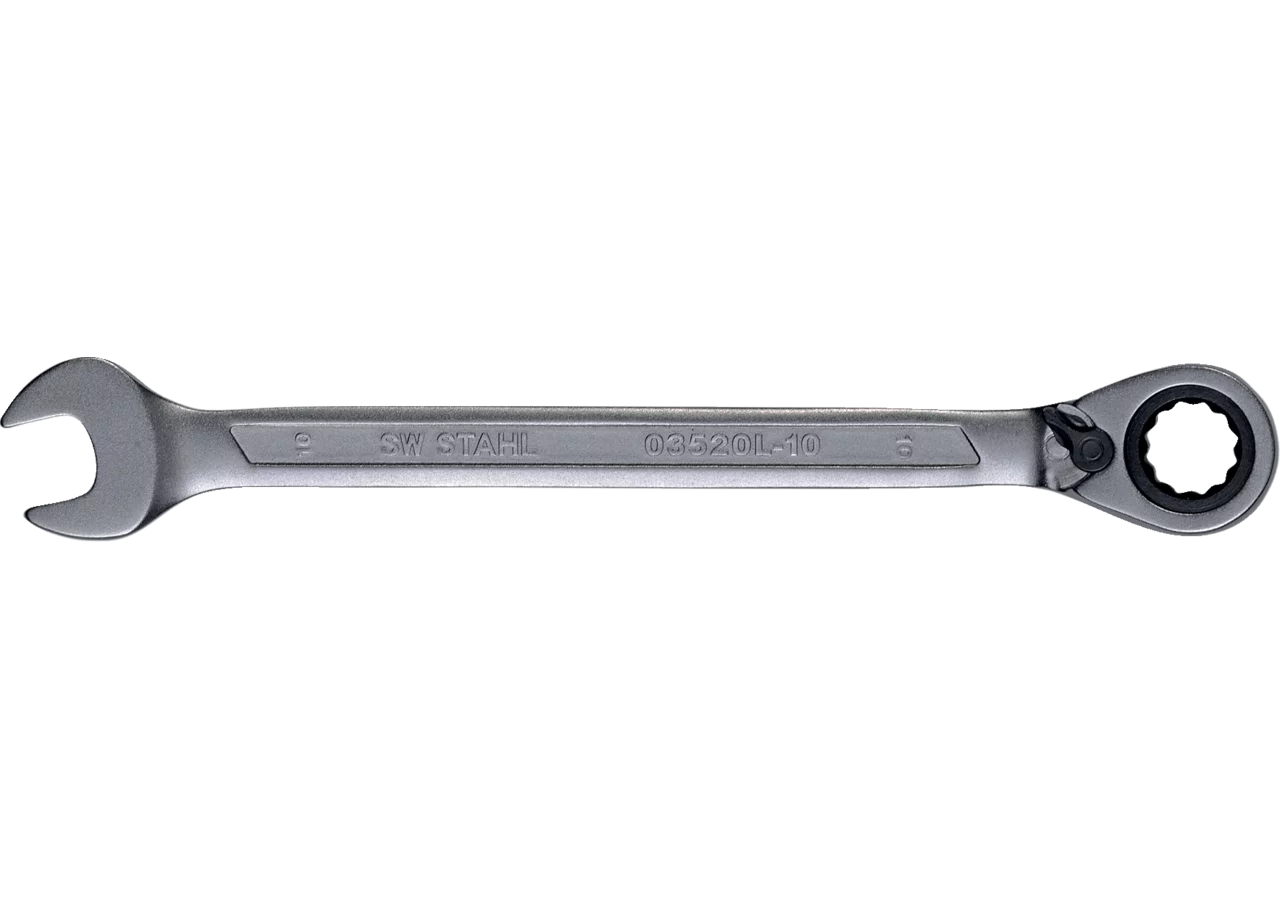 Ratschenschlüssel SW 13 x 178 mm, umschaltbar Gabel-/Ring Ausführung SW-Stahl