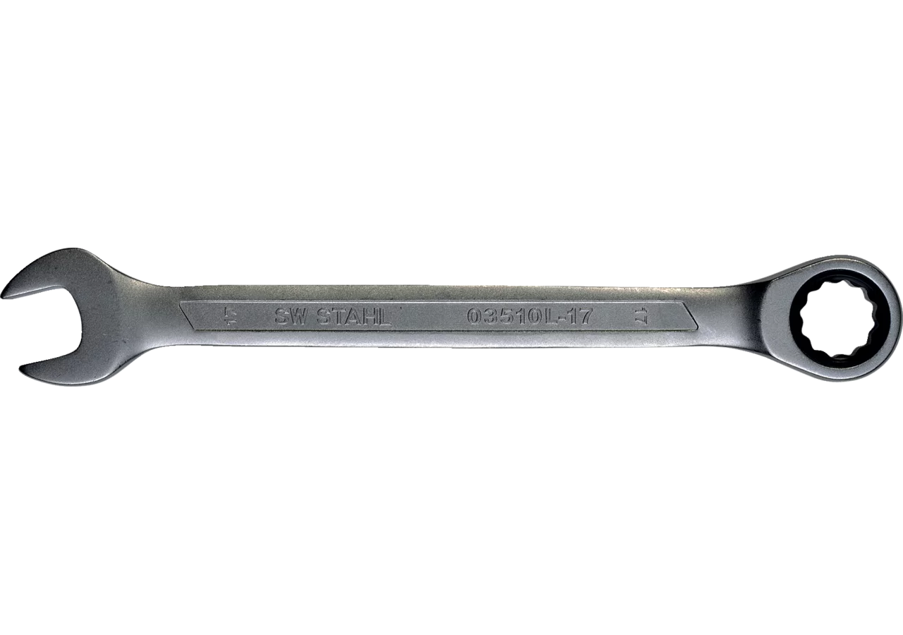 Ratschenschlüssel SW 17 x 225 mm Gabel-/Ring Ausführung SW-Stahl