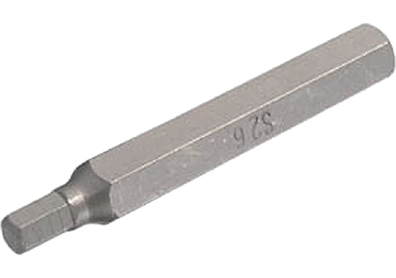 Schraubenbit M6 x 75 mm, Innensechskant mit 10 mm Sechskantaufnahme SW-Stahl