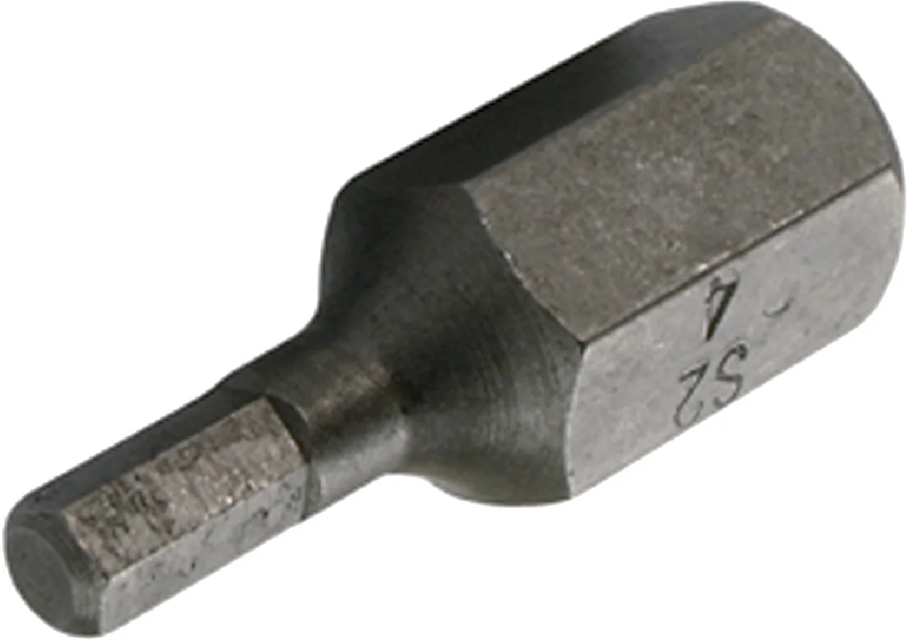 Schraubenbit M4 x 30 mm, Innensechskant mit 10 mm Sechskantaufnahme SW-Stahl
