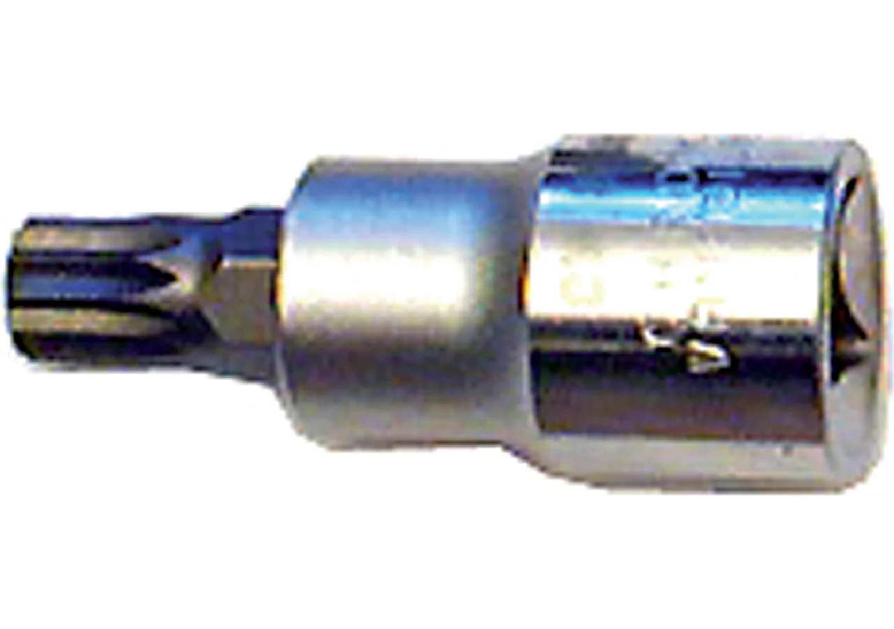Schraubendreheinsatz M5 x 53 mm, Vielzahn mit 1/2 Zoll Antrieb SW-Stahl
