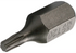 Schraubenbit T15 x 30 mm, T-Profil ohne Loch mit 10 mm Sechskantaufnahme SW-Stahl