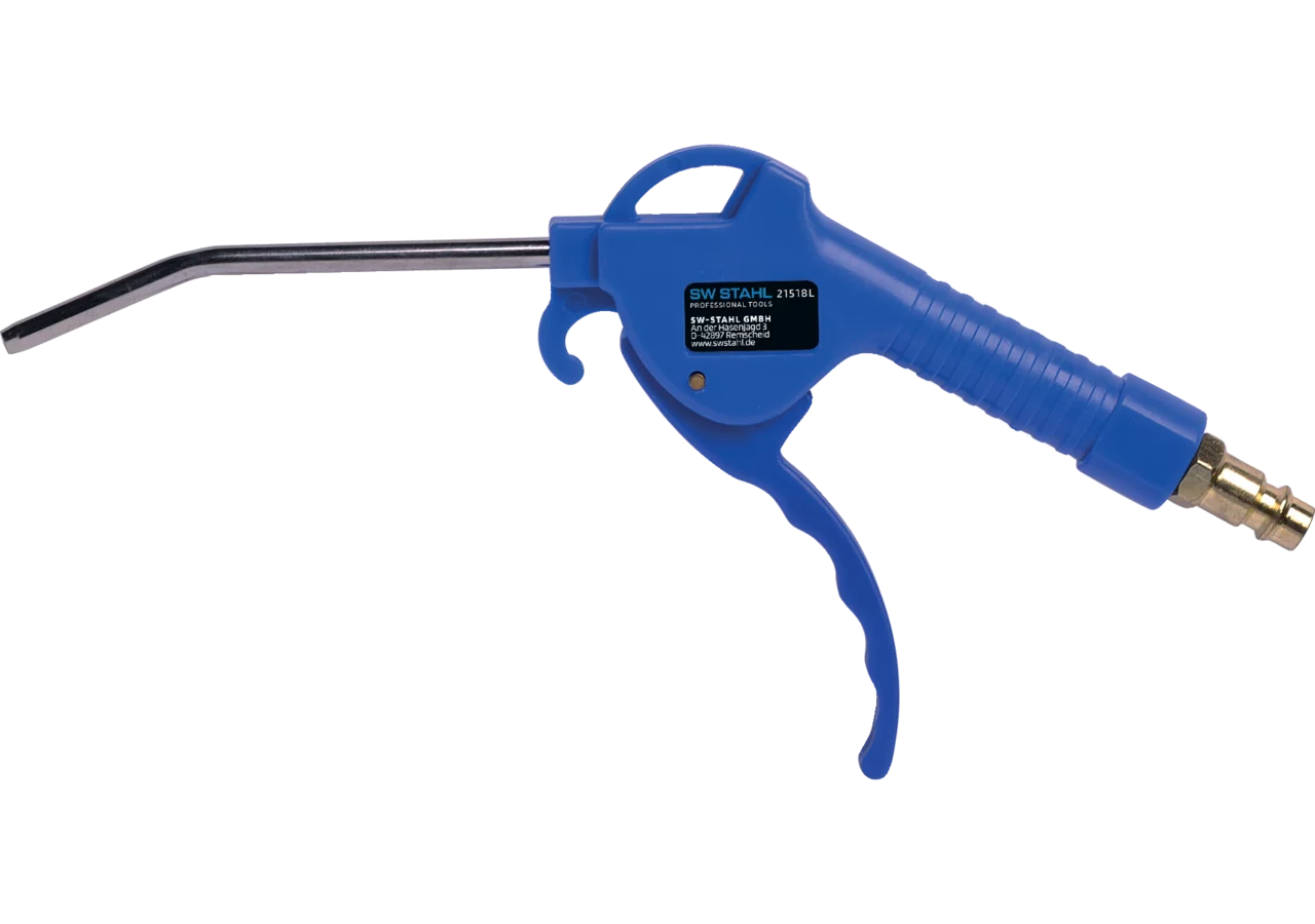 Druckluft-Ausblaspistole L 100 mm mit 1/4 Zoll Stecknippel SW-Stahl