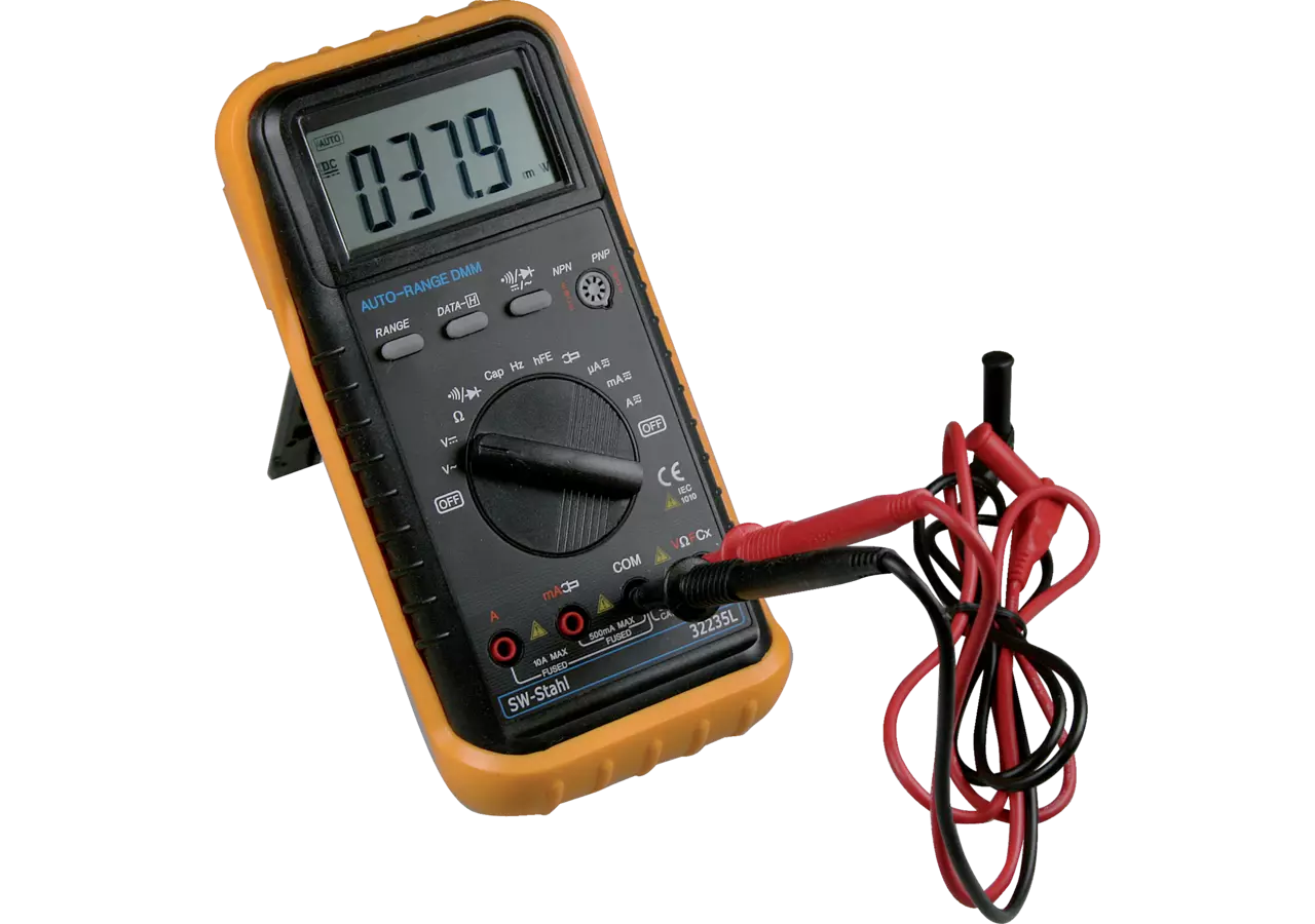 Digital-Multimeter bis 1000 Volt, 10 A akustischer Durchgangsprüfer SW-Stahl