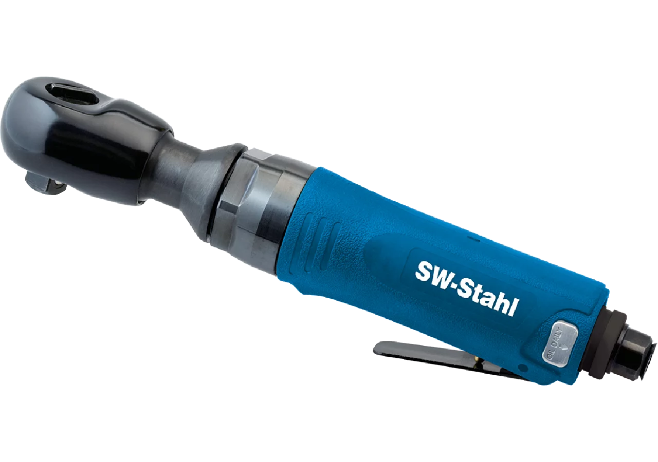 Druckluftratsche 68 Nm, 113 L/min, L 256 mm mit 1/2 Zoll Antrieb SW-Stahl