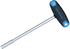 Schraubendreher SW8 x 230 mm, Außensechskant mit T-Griff und Aufhängeloch SW-Stahl