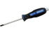 Schraubendreher PH2 x 100 mm, mit Kreuzschlitz mit durchgesteckter, schlagfester Sechskant Klinge SW-Stahl