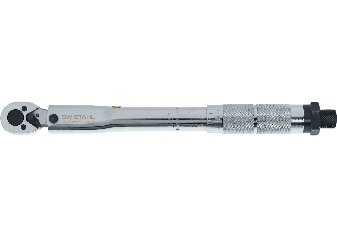 Drehmomentschlüssel 5 - 25 Nm, L 310 mm mit 1/4 Zoll Antrieb SW-Stahl