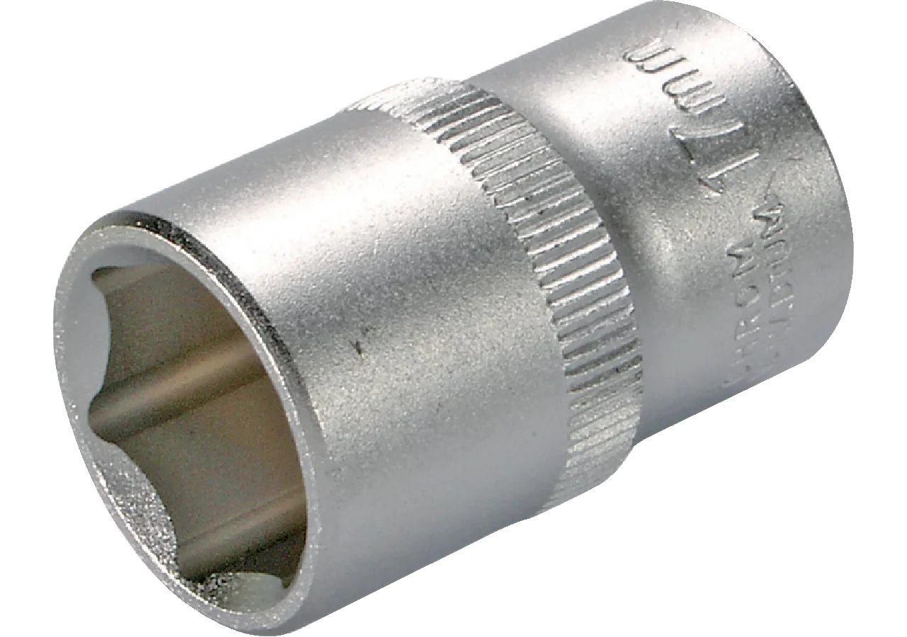 Stecknuss SW 9 x 25 mm, Sechskant kurz mit 1/4 Zoll Antrieb SW-Stahl