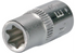 Stecknuss E8 x 25 mm, E-Profil kurz mit 1/4 Zoll Antrieb SW-Stahl
