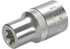 Stecknuss E11 x 38 mm, E-Profil kurz mit 1/2 Zoll Antrieb SW-Stahl
