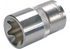 Stecknuss E20 x 38 mm, E-Profil kurz mit 1/2 Zoll Antrieb SW-Stahl