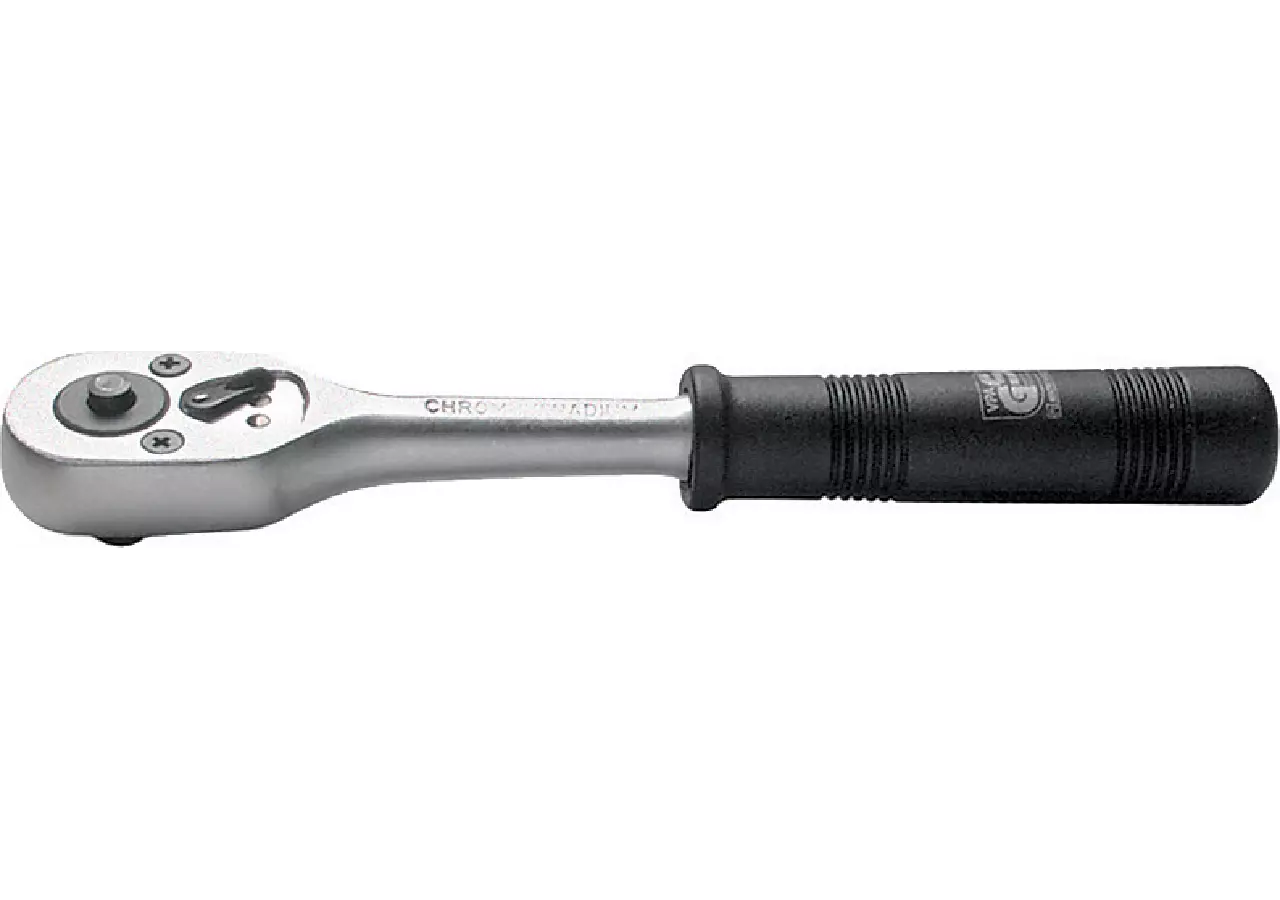 Umschaltratsche L 155 mm mit 1/4 Zoll Antrieb SW-Stahl