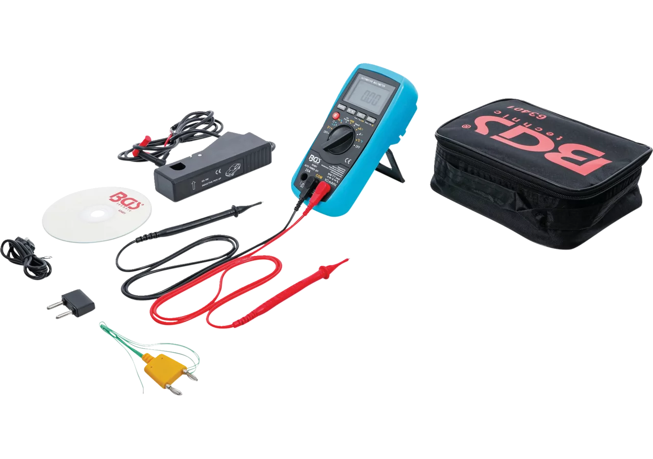 Digital-Multimeter bis 1000 Volt, 20 A mit USB-Schnittstelle BGS