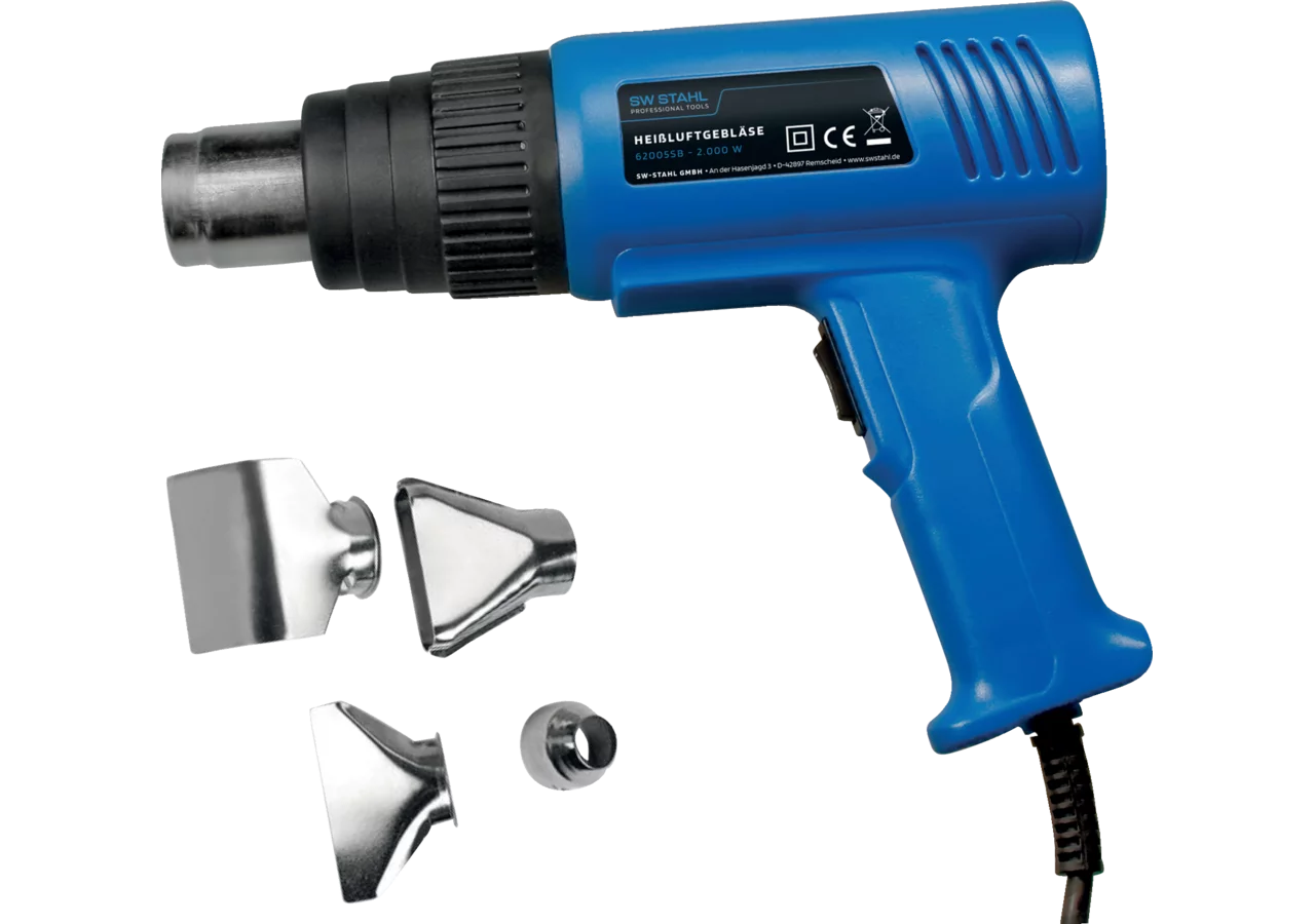 Heißluftgebläse 2000 Watt, 230 Volt SW-Stahl