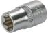 Stecknuss E11 x 29 mm, E-Profil kurz mit 3/8 Zoll Antrieb SW-Stahl