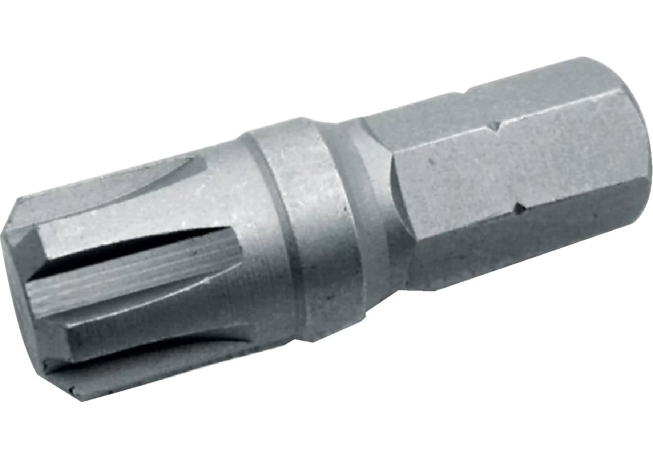 Schraubenbit M10 x 30 mm, Profil RIBE mit 10 mm Sechskantaufnahme SW-Stahl