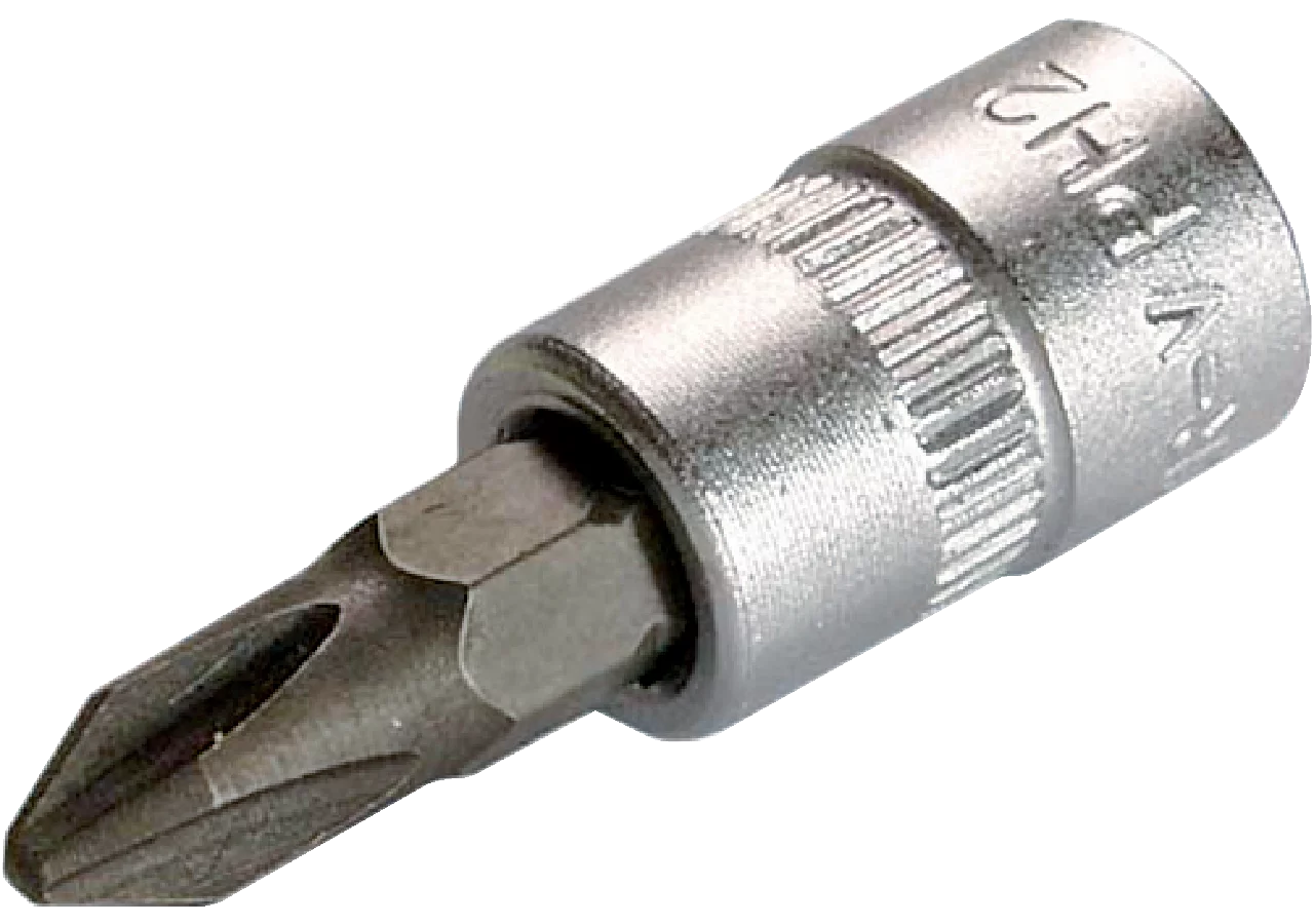 Schraubendreheinsatz PH2 x 36 mm, mit Kreuzschlitz mit 1/4 Zoll Antrieb SW-Stahl