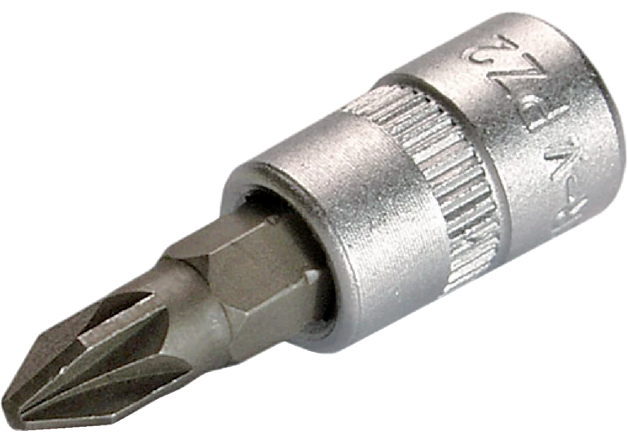 Schraubendreheinsatz PZ2 x 36 mm, Pozidriv mit 1/4 Zoll Antrieb SW-Stahl
