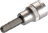 Schraubendreheinsatz SW 7 x 48 mm, Innensechskant mit 3/8 Zoll Antrieb SW-Stahl
