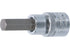 Schraubendreheinsatz SW 8 x 48 mm, Innensechskant mit 3/8 Zoll Antrieb SW-Stahl