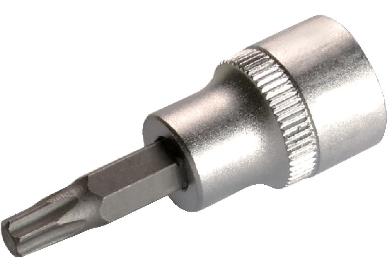 Schraubendreheinsatz T15 x 48 mm, T-Profil ohne Loch und 3/8 Zoll Antrieb SW-Stahl