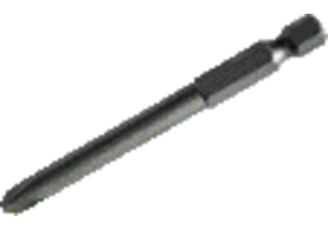 Schraubenbit PH 0 x 75 mm, mit Kreuzschlitz mit 1/4 Zoll Antrieb SW-Stahl