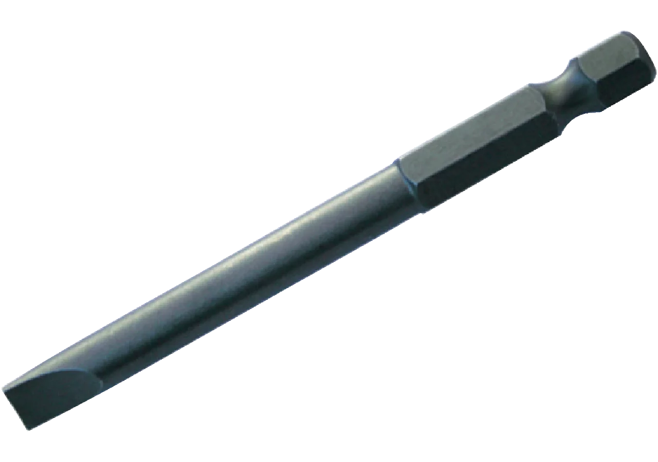 Schraubenbit SW 5 x 75 mm, mit Schlitz mit 1/4 Zoll Antrieb SW-Stahl