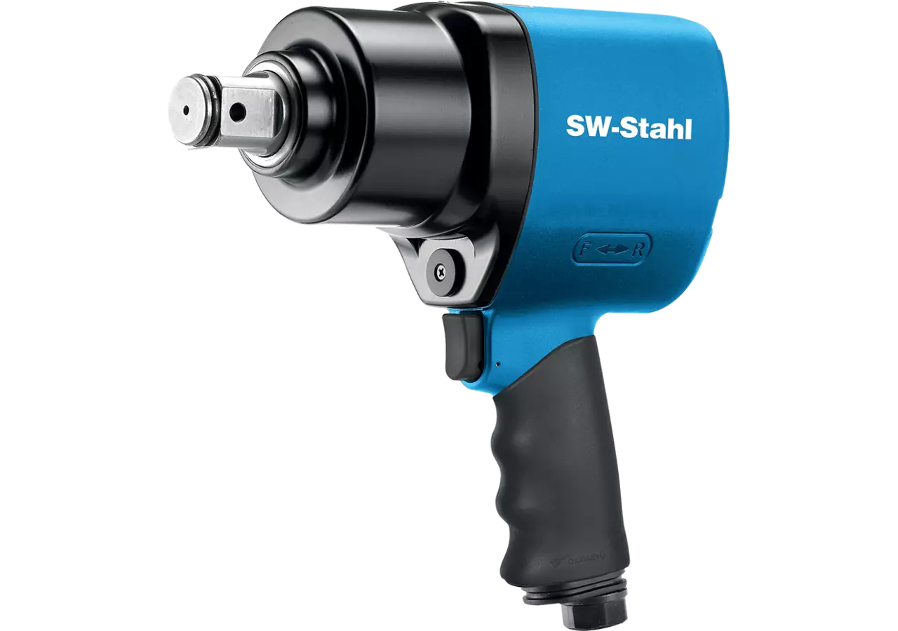 Druckluft-Schlagschrauber 2034 Nm, 198 l/min, 6,3 bar mit 1 Zoll Antrieb SW-Stahl