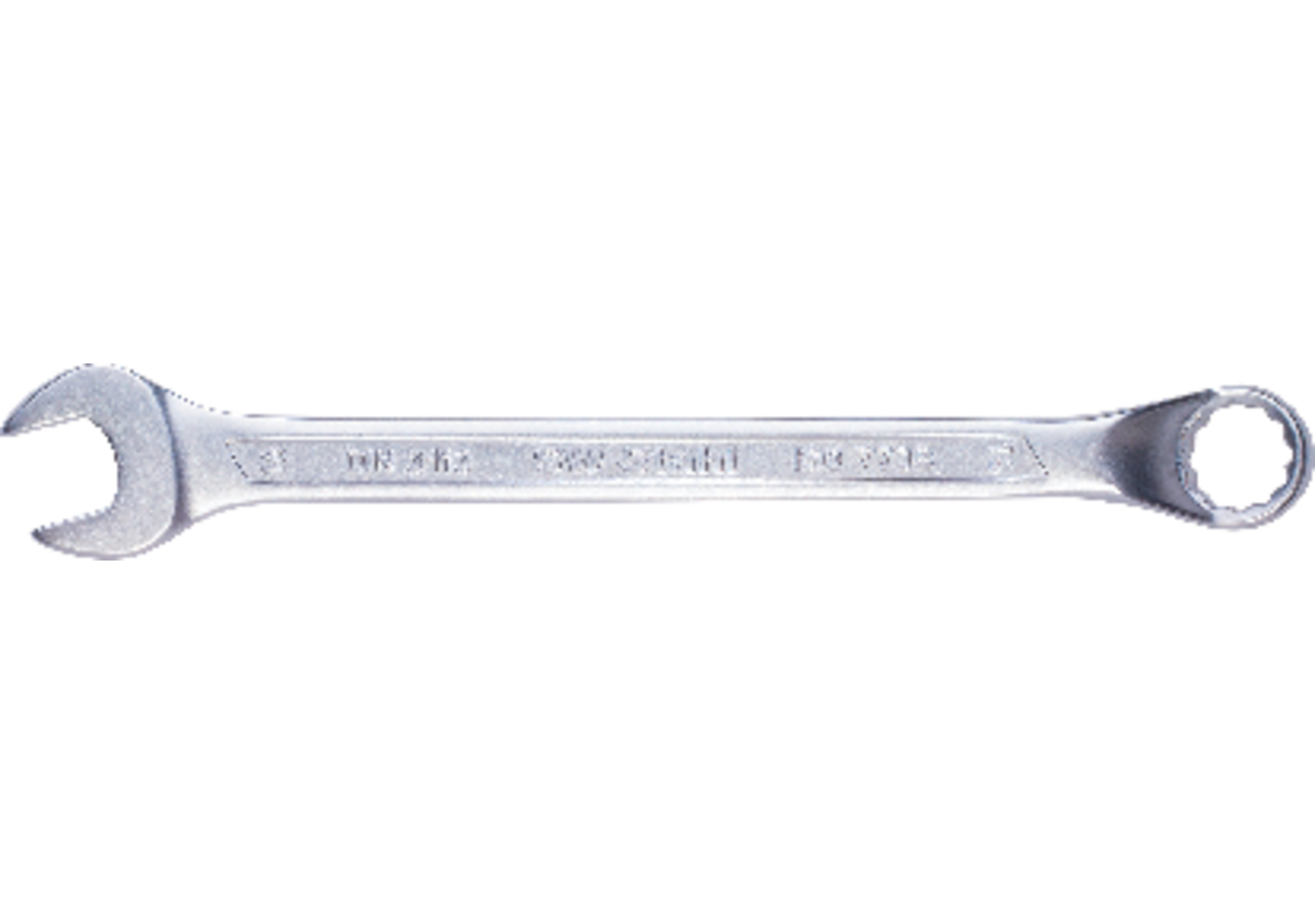 Gabelringschlüssel SW 15 x 210 mm, einseitig gekröpft Pro Drive, nach DIN3113-B SW-Stahl