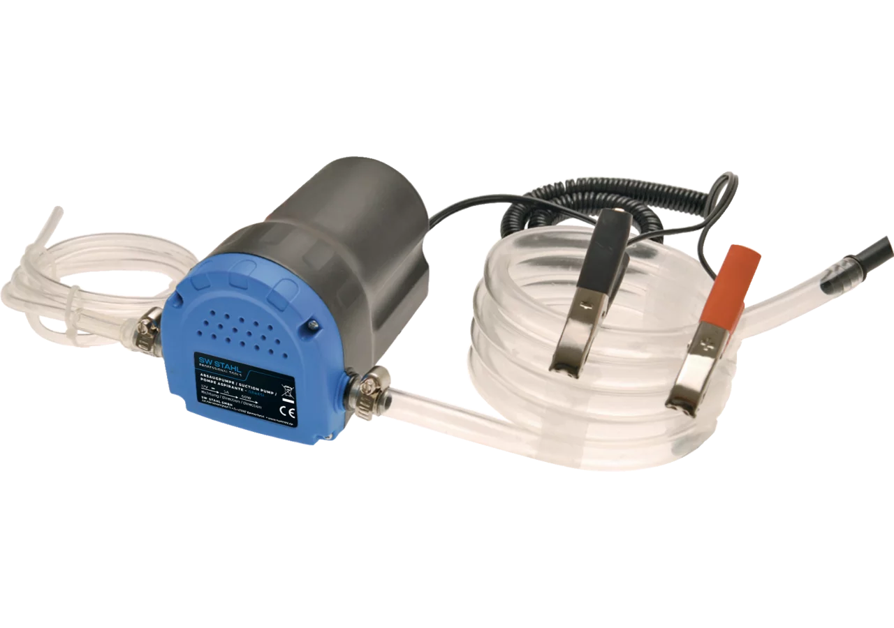 Absaugpumpe 12 Volt für Diesel, Heiz- oder Motoren- Öle geeignet – passend für Diesel, Heiz- oder Motoren- Öle geeignet SW-Stahl