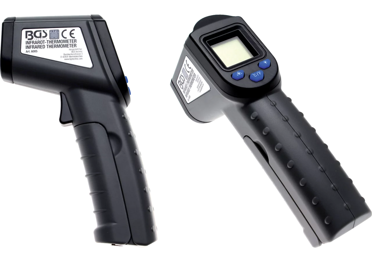 Laserthermometer Digital, von -50 bis +500 °C GartenShop24 - Hochwertige Gartengeräte