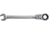 Ratschenschlüssel SW 24 x 292 mm, mit Gelenk, Gabel-/Ring Ausführung SW-Stahl