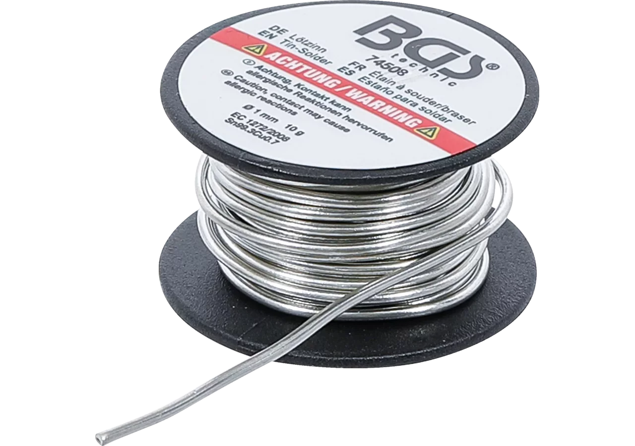Lötdraht 1,5 mm, 10g auf Spule BGS