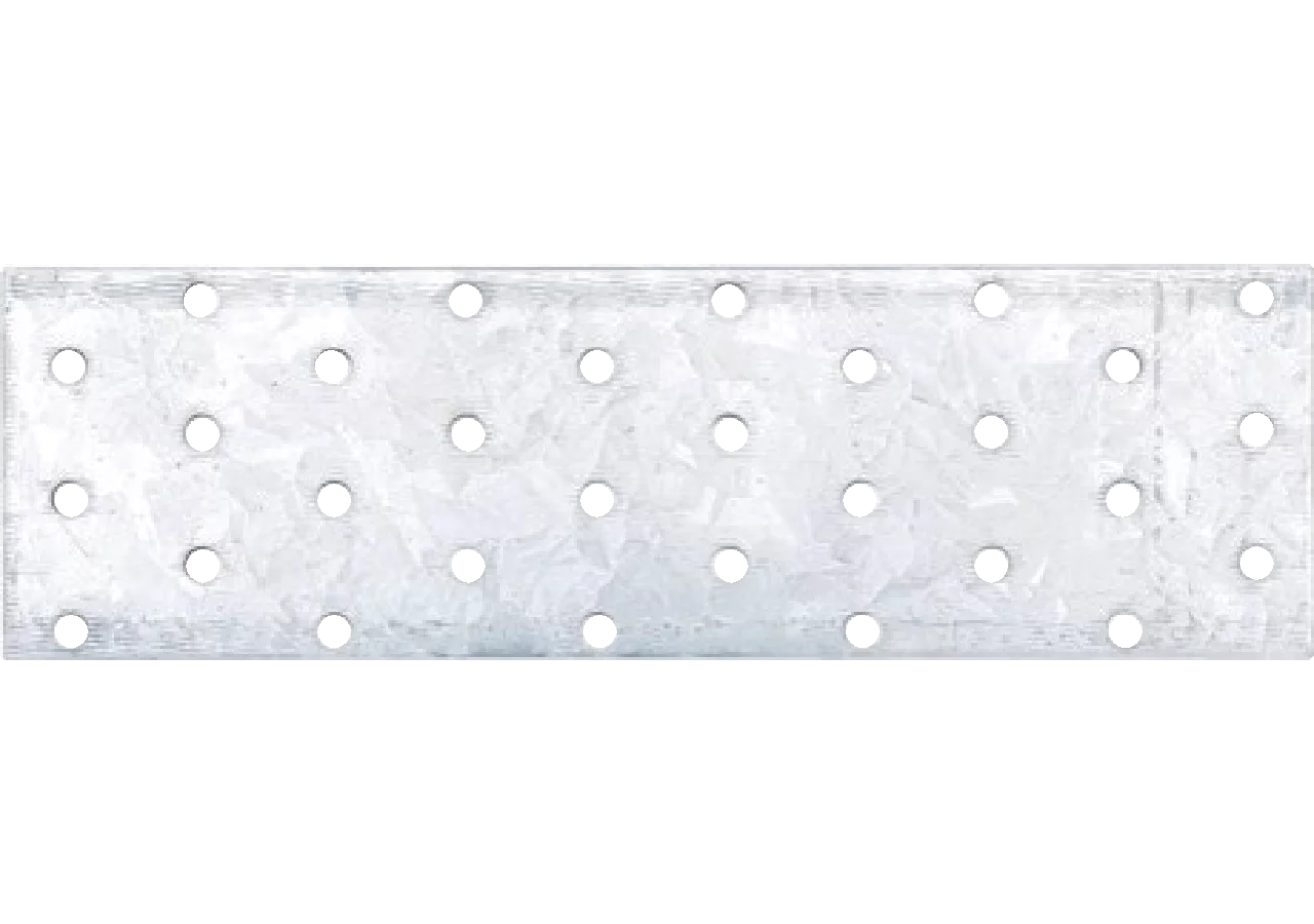 Verbindungsplatten 4-teilig, 200 x 60 x 2 mm Stahl verzinkt BGS