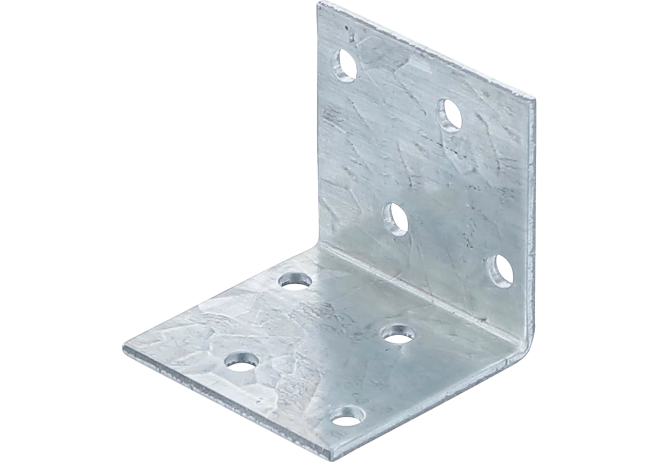 Winkelverbinder 10-teilig, 40 x 40 x 40 x 2 mm Stahl verzinkt BGS