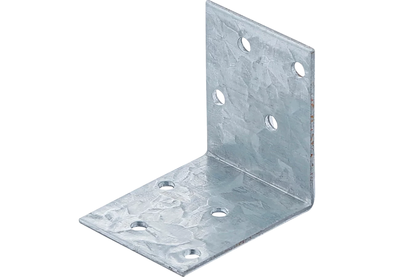 Winkelverbinder 10-teilig, 50 x 50 x 40 x 2 mm Stahl verzinkt BGS