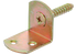 Flechtzaunbeschlag 43 x 32 mm Stahl gelb verzinkt BGS